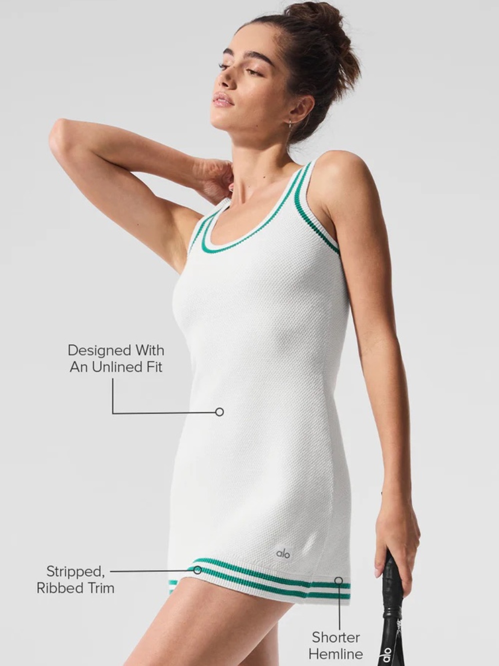 Tennis club sweater knit dress